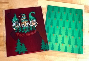 Wichtel Frohe Weihnachten Urlaub Cover Set 4 Verwendung mit Erin Condren Planer ~ - Bild 1 von 3