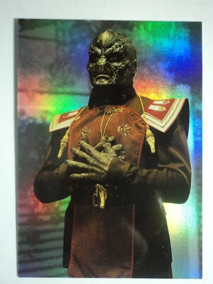 1995 FLEER ULTRA BABYLON 5 - PRISMATIC FOIL CARD - ( 1 OF 8 ) - DRAZI - Image 1 of 4