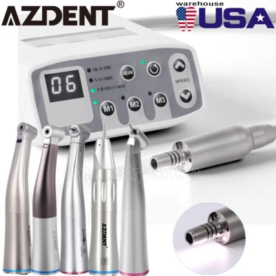 AZDENT Dental Electric LED Brushless Micro Motor/1:1/1:5 Increasing Handpiece - Image 1 of 4