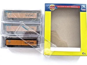 N Gauge Athearn Runner Pack 3 Santa Fe Grand Canyon 50' Lee Bunker Reefers - Picture 1 of 8