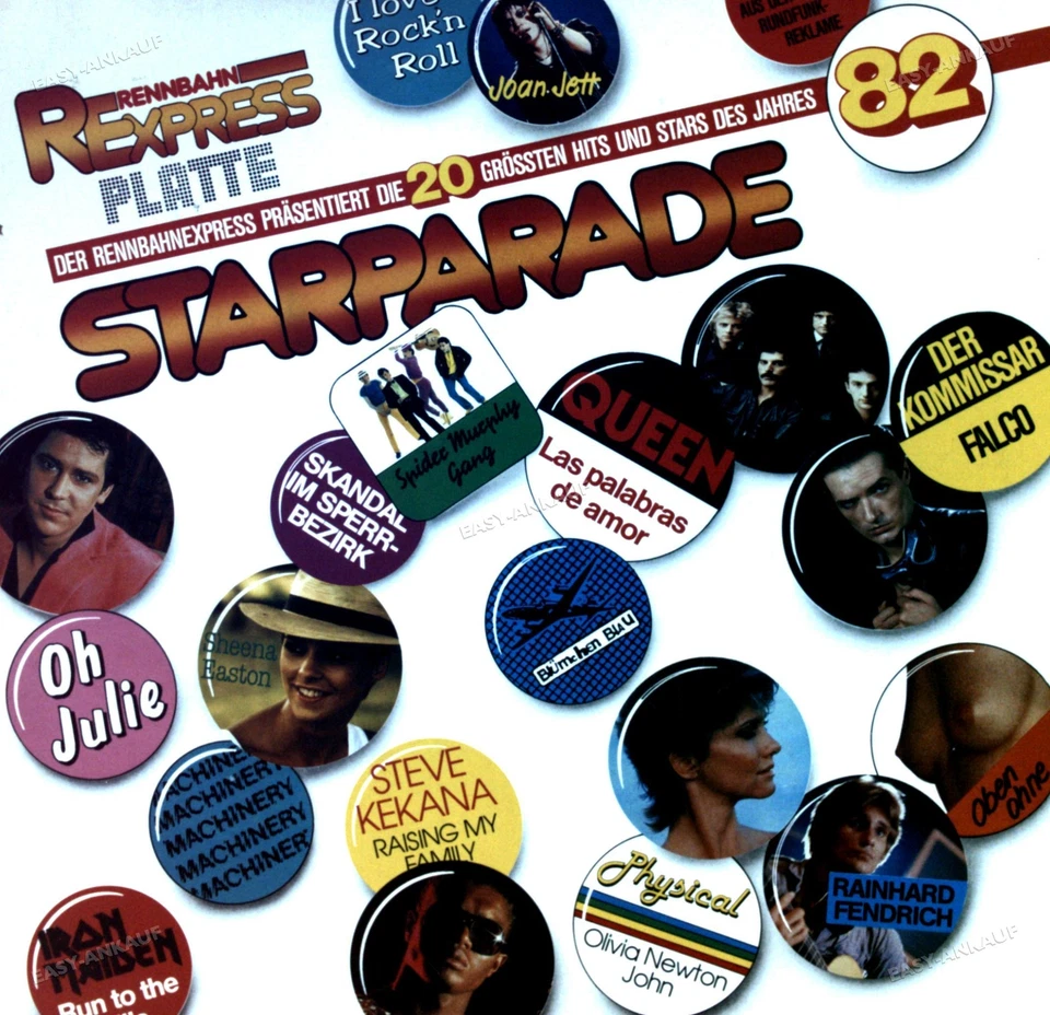Various - Rennbahn-Express Starparade '82 LP (VG/VG) . - Bild 1 von 1