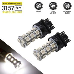 Syneticusa 3157 LED 6000K White Reverse Turn Signal Parking Backup Light Bulbs - Bild 1 von 5
