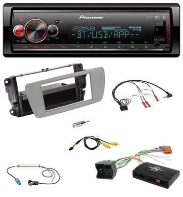 Pioneer Bluetooth USB Lenkrad DAB Autoradio für Seat Ibiza 2008-2015 dublingrau - Bild 1 von 4