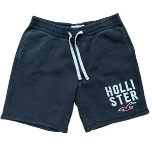 Felpa uomo Hollister Co con coulisse taglia M logo Spellout nera - Foto 1 di 6