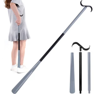 35" Long Dressing Stick with Shoe Horn with Sock Removal Tool, Adjustable Ext... - Picture 1 of 7