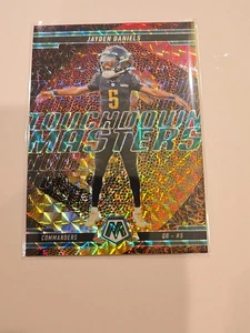2025 Panini Mosaic Jayden Daniels Green Touchdown Masters Washington Commanders - Bild 1 von 8