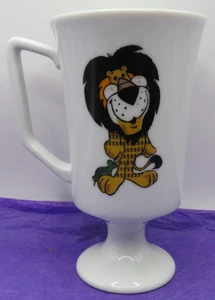 Tazza da caffè irlandese ceramica bianca vintage Harris Bank "Hubert il leone" - - Foto 1 di 8