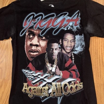 Jay Z Jigga Rap Tee T-Shirt - Men's Size Small Black Tshirt - Image 1 of 4