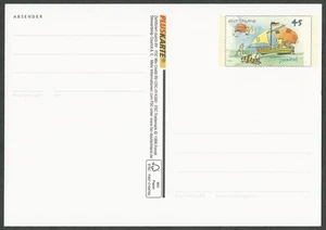 PSo 120 - Sonderpostkarte Janosch - 45 Ct. - postfrisch - Markenhintergrund gelb - Bild 1 von 1