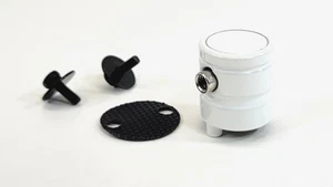 Ddrum Turret Bass Drum Lug with Basket and Mounting Screws -White - Picture 1 of 3