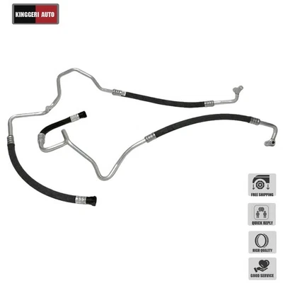 For BMW 535i 535i xDrive 2009-13 2X New Engine Oil Cooler Hose Pipe Inlet&Outlet — 第 1/4 张图片