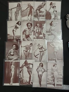 19 Pin Up Girls 4x6 Photo Arcade Cards 1950s - Picture 1 of 7