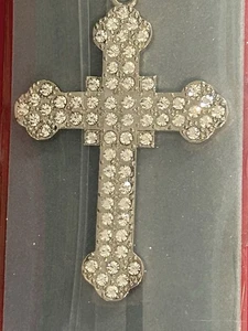 Brigas Genuino Cristal Austriaco 3" Colgante Estaciones Cañón Caídas NUEVO Cruz - Imagen 1 de 8