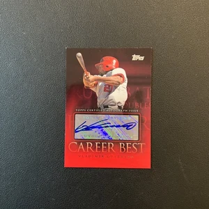 2009 Topps Baseball Vladimir Guerrero Career Best Autograph Signed Card - Picture 1 of 4