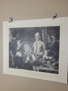 Harvey Demonstrating To Charles The 1st His Theory Of The Circulation Of The Blo - Picture 1 of 16