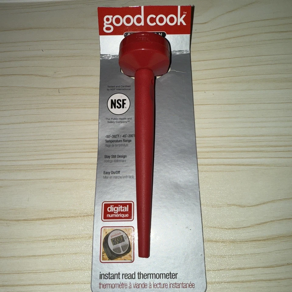 Termómetro digital Goodcook Good Cook clásico de lectura instantánea nuevo caja abierta Foto 1 de 4
