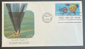 DOUBLE EAGLE II #2034 MAR 31 1983 ALBUQUERQUE NM FIRST DAY COVER (FDC) BX 3-2 - Picture 1 of 1