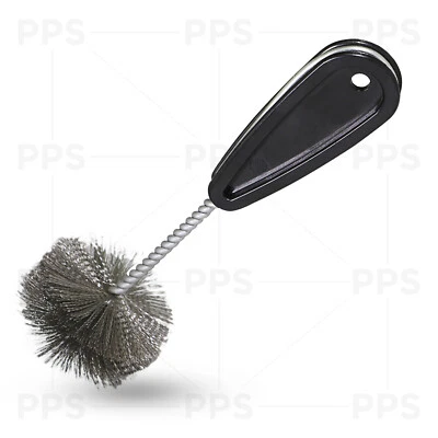 SUPPLY GIANT 1/2"in-3"in Fitting Brush for Copper Cleaning with Plastic Handle Black NEW USA
