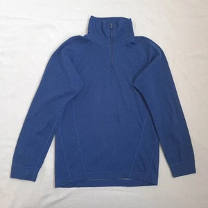 Devold Kids Merino Wool Base Layer Top Size 14 Years 1/4 Zip Long Sleeve T-Shirt - Picture 1 of 15