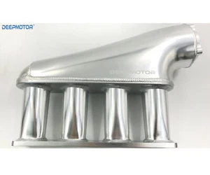 Colector de admisión de aluminio Deepmotor 70 mm para 06-15 Mazda Mx-5 Miata NC plateado - Imagen 1 de 4