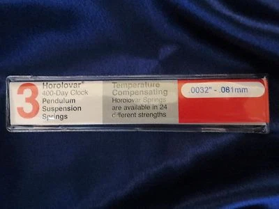 Kundo 12" Anniversary / 400 Day Clock .0032" Suspension Spring Wire - Horolovar - Image 1 of 3