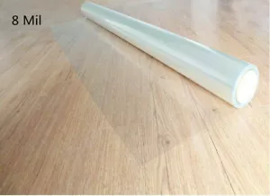 8 MIL Clear Window Tint Film Safety Security Windows Anti-shatter Adhesive Vinyl - Picture 1 of 13