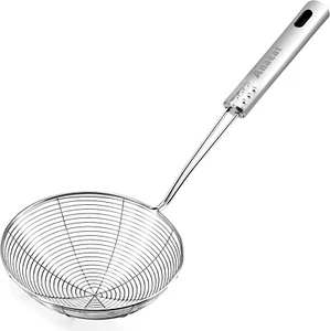Anaeat 5.3" Stainless Steel Spider Skimmer, Professional Kitchen Pasta Strainer - Picture 1 of 7