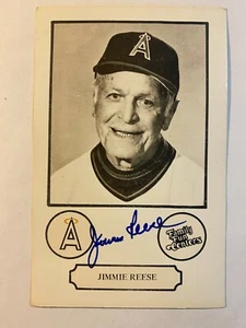 Jim Reese Auto Angels 1970's Team issued Photo Autograph Rare Vintage HOF - Picture 1 of 2