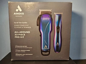 Andis 560980 Edizione Limitata Galaxy Envy Li Tagliabordi Senza Fili & Slimline Combo - Foto 1 di 6