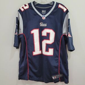 Nike NFL New England Patriots Tom Brady 12 Limited Football Jersey Mens L Sewn