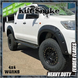 Arcos de rueda Kut serpiente guardabarros bengalas para Toyota Hilux 2011-15 Vigo Serie 7 - Imagen 1 de 2