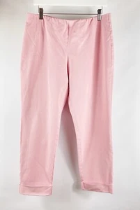 Pantalones al tobillo Jill rosa premium bistretch para mujer talla 16 - Imagen 1 de 12