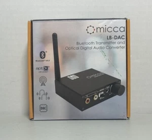 Micca LB-DAC Bluetooth 4.2 Transmitter & Optical Digital Audio Converter - Picture 1 of 5