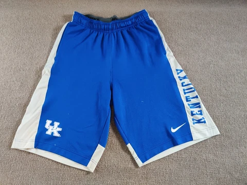 Nike Kentucky Wildcats Basketball Shorts Mens S Dri Fit UK Dri Fit Flaws Read Cover