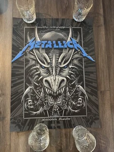 METALLICA POSTER STOCKHOLM SWEDEN 2018 NIGHT 1 MARK5 #337/350 18x24 - Picture 1 of 5
