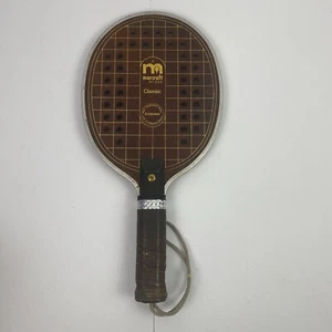 Vintage Metallkante klassisch von Marcraft Paddelschläger Ledergriff hergestellt in den USA - Bild 1 von 4