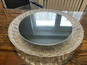 Hillebrand 60s 70s Mid-Century Vintage Illuminated Acrylic Wall Mirror Retro - Picture 1 of 6