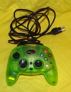 🎮 GameStop Pelican Clear Green Wired Controller for Original Microsoft Xbox - Picture 1 of 3
