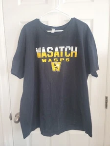 Mens Wasatch Wasps W/ Wasp Imagine Short Sleeve Crew Neck T-shirt SZ 3XL - Picture 1 of 6