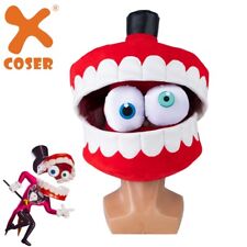 Xcoser The Amazing Digital Circus Caine Cosplay Hat Helmet Mask Full Head Adult