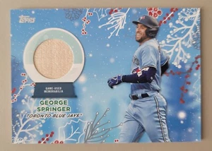 2023 Topps Holiday George Springer BLUEJAYS Relic #RC-GS - Picture 1 of 2