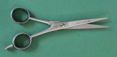 Friseurschere Frisörschere Profi-Haarschere Bartschere silber 6,5" 16,5 cm - Bild 1 von 4