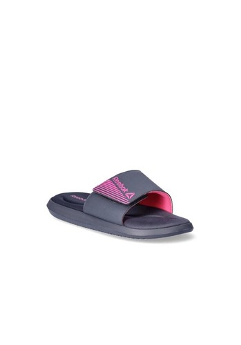 Sandali donna Reebok slide memory foam sportivi grigio rosa taglia 10 ($)