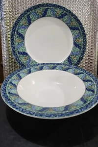 REPLACEMENT MIKASA ULTIMA + CHINA HK 710 LA COSTA SERVING BOWL & PLATE - Picture 1 of 4