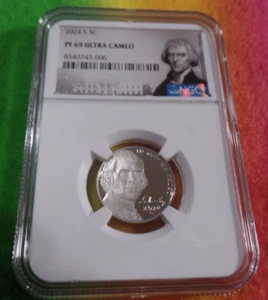 2024-S Jefferson Nickel NGC PF 69 Ultra Cameo !!!NICE!!! - Picture 1 of 2