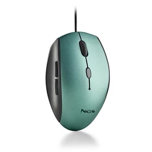 NGS Moth Ice USB Wired Optical Computer Mouse with 5 Quiet Buttons and Scrolling - Picture 1 of 7