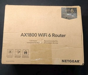 NETGEAR R6700AX Router WiFi 6 AX1800 Dual Band Wireless fino a 1,8 Gbps 4 Stream - Foto 1 di 3
