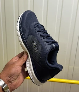 Authentic Fila Showcase 3 Trainers® ( Herren UK 8 EUR 42 ) Running Training / Blau - Bild 1 von 5