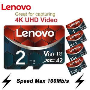 Original Lenovo Memory Card 1TB 2TB High Speed Micro TF SD Card 512GB SD Card - Picture 1 of 12