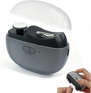 Easy Clip Smart Elektrischer Nagelknipser Trimmer Polierer 2 in 1 Tragbar mit Licht - Bild 1 von 12